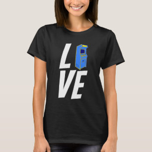 Love Arcade Gaming Games Machine Unique Outfit Ide T-shirt