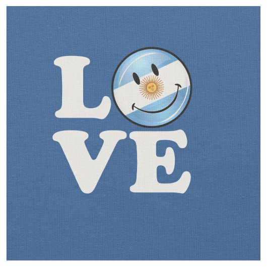 Love Argentina Stof (Close Up)