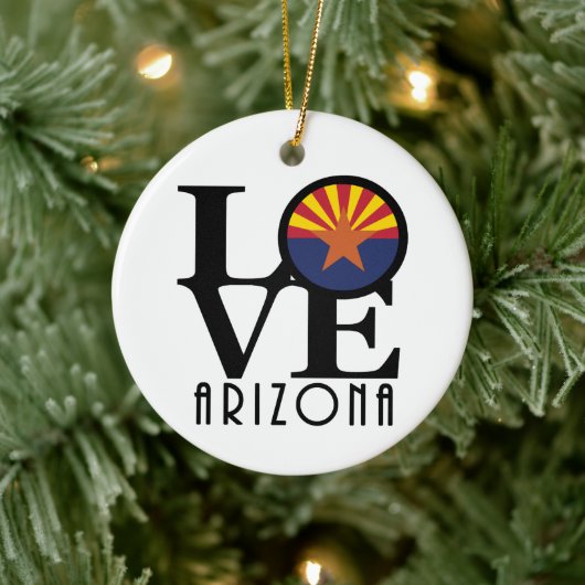 LOVE Arizona Keramisch Ornament (Boom)