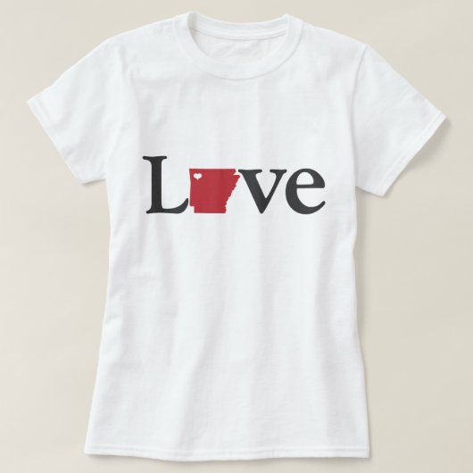 Love Arkansas Design T-shirt (Design voorkant)