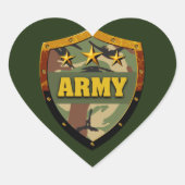 Love Army Classic Round Sticker (Voorkant)