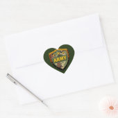 Love Army Classic Round Sticker (Envelop)