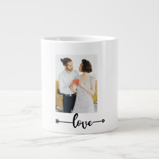 Love Arrow Couple Mug – Romantic Gift Grote Koffiekop