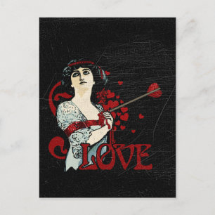 Love Arrow in the Heart Briefkaart