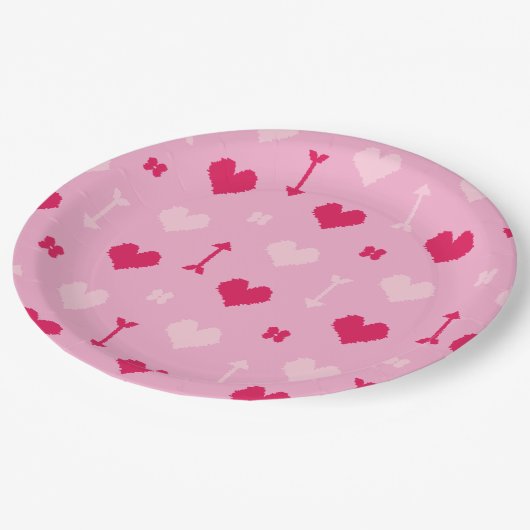 Love Arrows & Blossoms Paper Bord (Gekanteld)