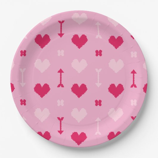 Love Arrows & Blossoms Paper Bord (Voorkant)