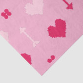 Love Arrows & Blossoms Tissue Paper Tissuepapier (Detail)