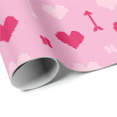 Love Arrows & Blossoms Wrapping Paper Cadeaupapier (Rol Hoek)