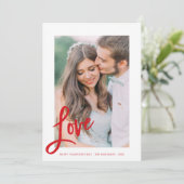 Love Arrows | Fotokaart Valentijnsdag Feestdagenkaart (Staand voorkant)