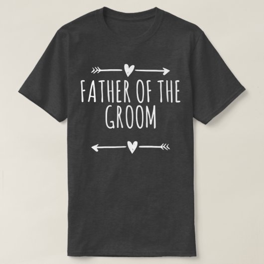 Love Arrows harst grappige vader van de bruom T-shirt (Design voorkant)