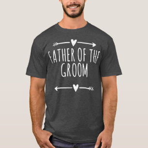 Love Arrows harst grappige vader van de bruom T-shirt