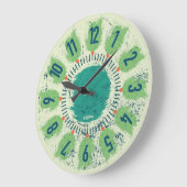 LOVE ART CLOCK FREE STROKES BY MASANSER GROTE KLOK (Hoek)
