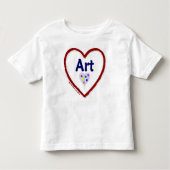 Love Art Kinder Shirts (Voorkant)