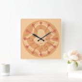 LOVE ART KLOCK DEFORMED DAKILIANO BY MASANSER VIERKANTE KLOK (Huis)