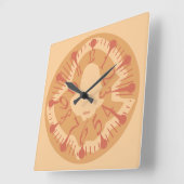 LOVE ART KLOCK DEFORMED DAKILIANO BY MASANSER VIERKANTE KLOK (Hoek)