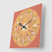 LOVE ART KLOCK DEFORMED DAKILIANO BY MASANSER VIERKANTE KLOK (Hoek)