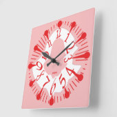 LOVE ART KLOCK DEFORMED DAKILIANO BY MASANSER VIERKANTE KLOK (Hoek)