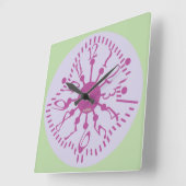 LOVE ART KLOCK DEFORMED DAKILIANO BY MASANSER VIERKANTE KLOK (Hoek)