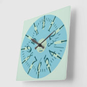 LOVE ART KLOCK DEFORMED DAKILIANO BY MASANSER VIERKANTE KLOK (Hoek)