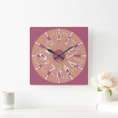 LOVE ART KLOCK DEFORMED DAKILIANO BY MASANSER VIERKANTE KLOK (Huis)