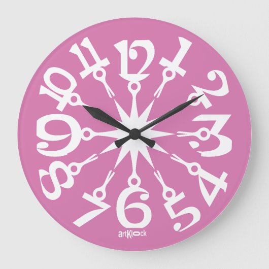 LOVE ART KLOCK PINK PROJECT BY MASANSER GROTE KLOK (Voorkant)