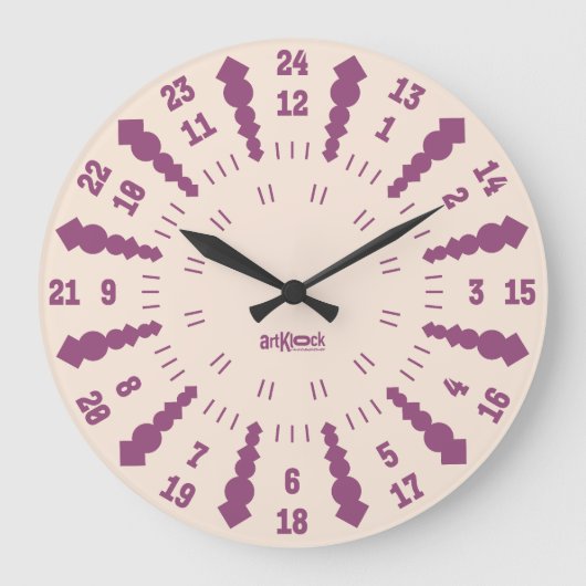 LOVE ART KLOCK TWENTY FOUR/TWELVE BY MASANSER GROTE KLOK (Voorkant)