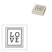 Love Art Stamp Rubberstempel (Gestempeld)