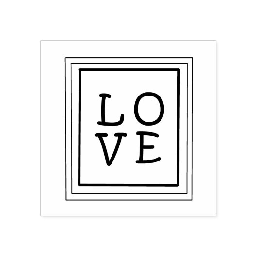 Love Art Stamp Rubberstempel (Afrduk)