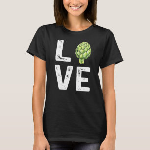 Love Artichoke Vegetable Costume Artichoke Lover V T-shirt