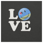 Love Aruba Island Pride Stof (Close Up)