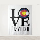 LOVE Arvada Colorado Wandkleed (Voorkant)