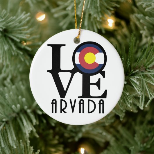 LOVE Arvada Keramisch Ornament (Boom)