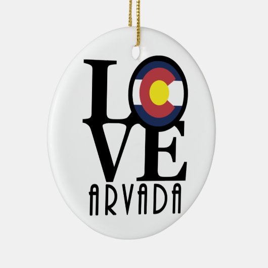 LOVE Arvada Keramisch Ornament (Rechts)