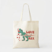 Love-Asaurus Rex Grappig Tote Bag (Voorkant)