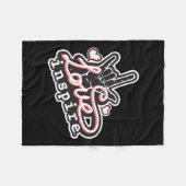 Love Asl Ily Hand Gebarentaal Doof Bewustzijn Fleece Deken (Voorkant (Horizontaal))