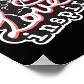 Love Asl Ily Hand Gebarentaal Doof Bewustzijn Poster (Hoek)