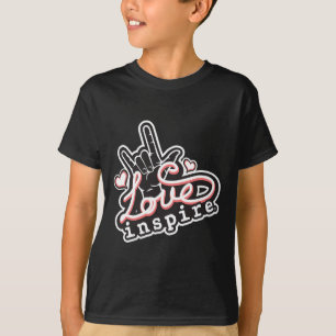 Love Asl Ily Hand Gebarentaal Doof Bewustzijn T-shirt