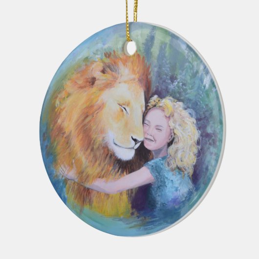 Love Aslan Keramisch Ornament (Links)