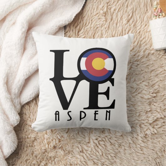 LOVE Aspen Colorado Kussen (Deken)