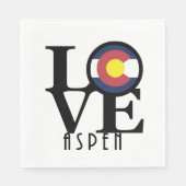 LOVE Aspen Colorado Servet (Voorkant)