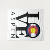 LOVE Aspen Colorado Tapestry Wandkleed (Voorkant (horizontaal))