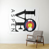 LOVE Aspen Colorado Tapestry Wandkleed (In Situ (horizontaal))