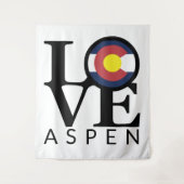 LOVE Aspen Colorado Tapestry Wandkleed (Voorkant)