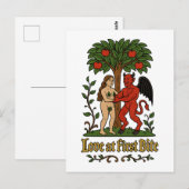 Love at First Bite beroemd gemaakt door Medieval D Briefkaart (Voorkant / Achterkant)