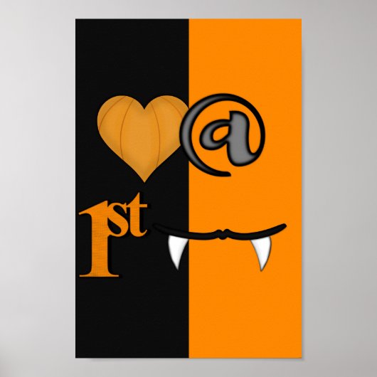 Love at First Bite Halloween Poster (Voorkant)