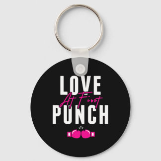 Love At First Punch Girl Kickboxing Cardio Workout Sleutelhanger