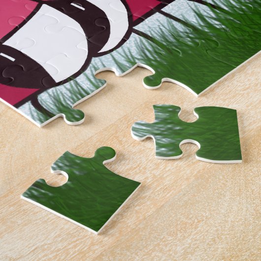 Love at First Sight Cute Ladybug Illustration Legpuzzel (Zijkant)