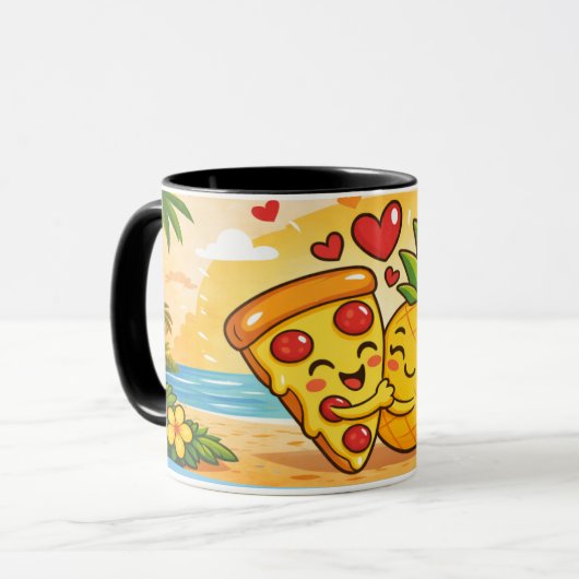 Love at First Slice - Pizza Meets Pineapple Mok (Voorkant links)