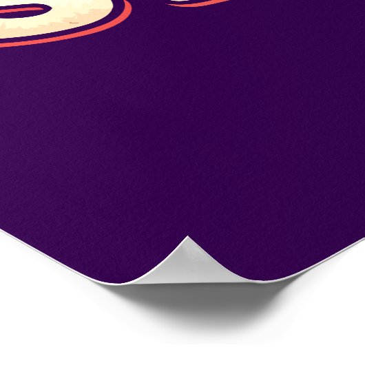 Love at First Slice, Schattige Grappige Pizza Love Poster (Hoek)