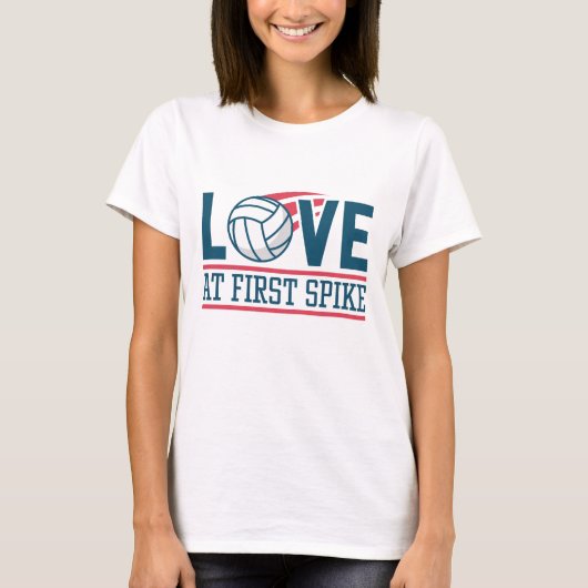 Love at First Spike T-shirt (Voorkant)